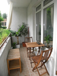 simple balcony chairs